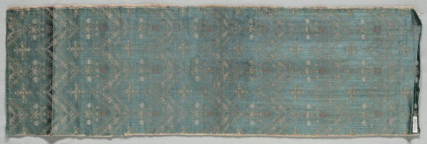 Brocade Textile, 1500s. Creator: Unknown.