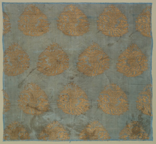 Brocade with Soaring Phoenixes among Clouds , 1100s-1200s. Creator: Unknown.
