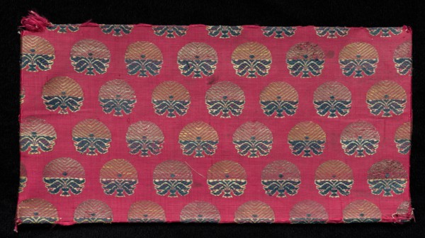 Brocaded Book Cover, 1800s. Creator: Unknown.
