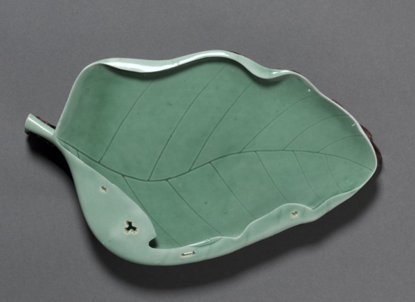 Brush Washer in Shape of a Lotus Leaf, 1723-35. Creator: Unknown.