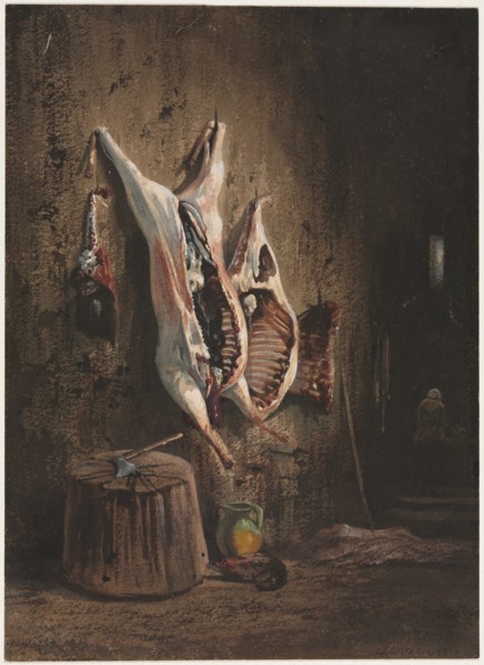Carcasses, 1840-1860. Creator: Alexandre-Gabriel Decamps (French, 1803-1860).