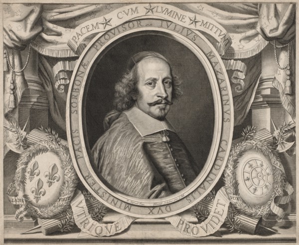 Cardinal Mazarin, 1660. Creator: Robert Nanteuil (French, 1623-1678).