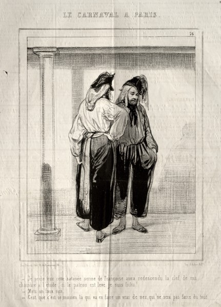 Carnaval, 1841-1843. Creator: Paul Gavarni (French, 1804-1866).