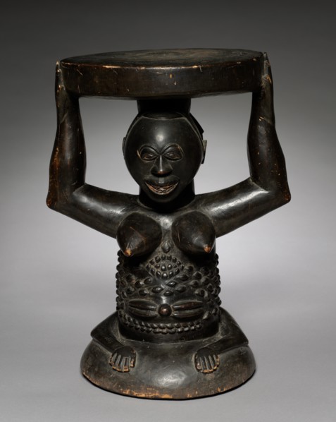 Caryatid Stool, c. 1900. Creator: Unknown.