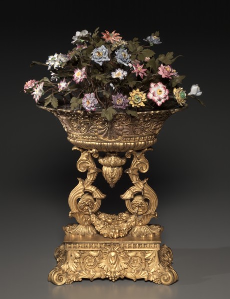 Centerpiece, or Jardinière, c. 1830-1850. Creator: Unknown.
