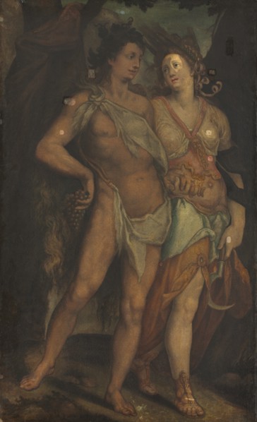 Ceres and Bacchus, 1600s. Creator: Unknown.