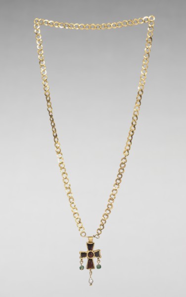 Chain with Pendant Cross, 500s. Creator: Unknown.