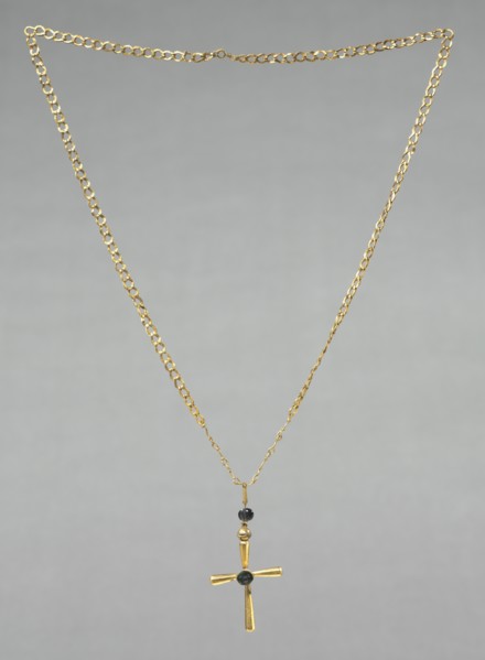 Chain with Pendant Cross, 500s. Creator: Unknown.