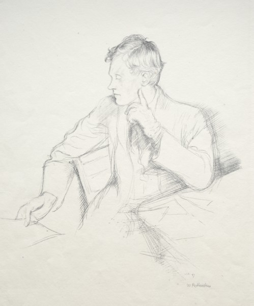 Charles Hazelwood Shannon, 1897. Creator: William Rothenstein (British, 1872-1945).