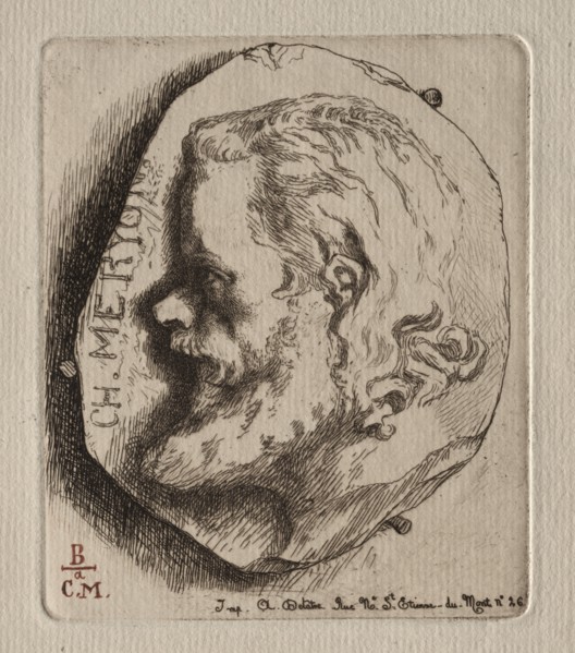 Charles Meryon, 1854. Creator: Félix Bracquemond (French, 1833-1914).