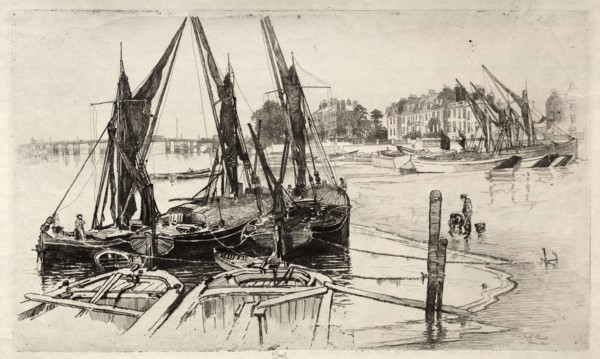 Chelsea, No. 1, 1886. Creator: Joseph Pennell (American, 1857-1926).