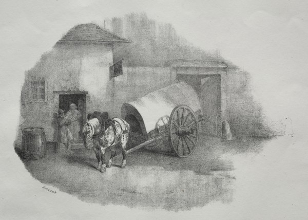 Cheval de charrette sorti des limons. Creator: Théodore Géricault (French, 1791-1824).