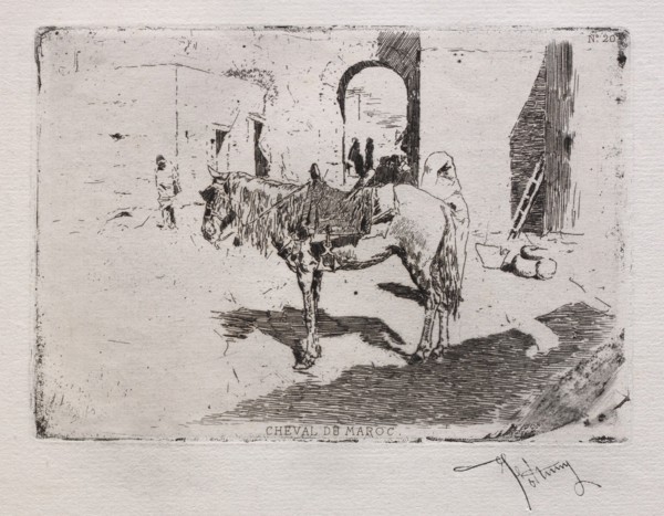 Cheval du Maroc. Creator: Mariano Fortuny y Carbó (Spanish, 1838-1874).