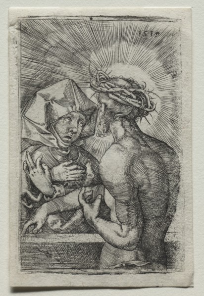 Christ and the Virgin, 1519. Creator: Hans Sebald Beham (German, 1500-1550).
