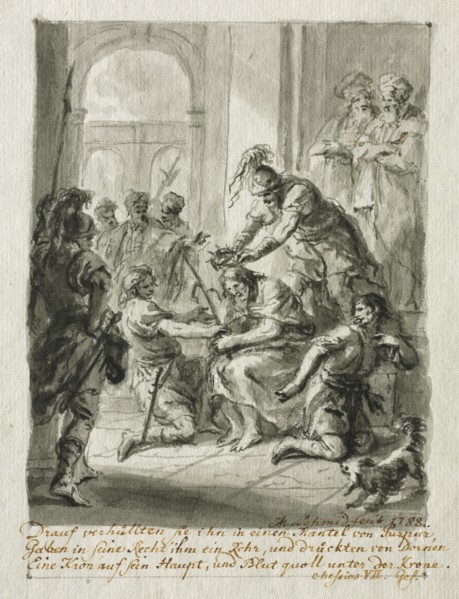 Christ Crowned with Thorns, 1788. Creator: Martin Johann Schmidt (Austrian, 1718-1801).
