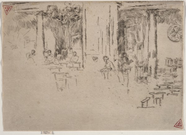 Church, Brussels. Creator: James McNeill Whistler (American, 1834-1903).