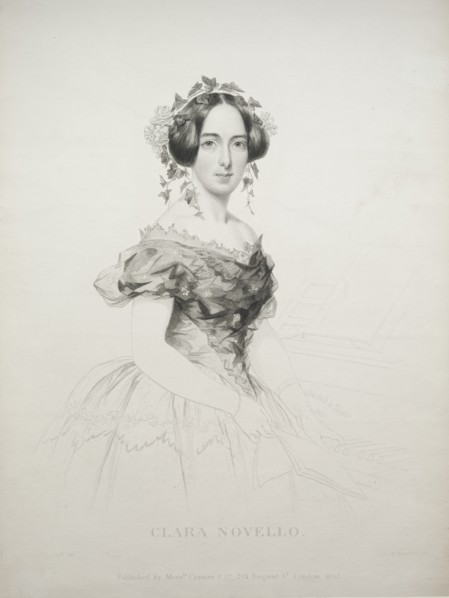 Clara Novello, 1852. Creator: William Humphreys (British, 1794-1865).