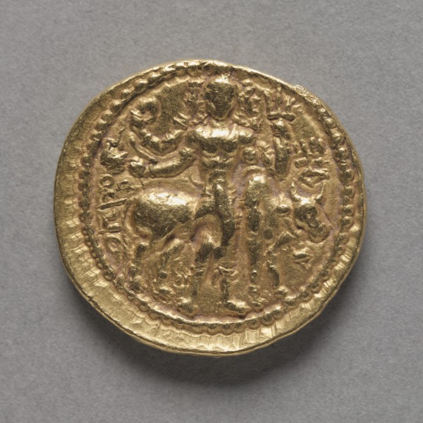 Coin of Kushan King Vasudeva I (reverse), c. AD 142/145-174/177. Creator: Unknown.
