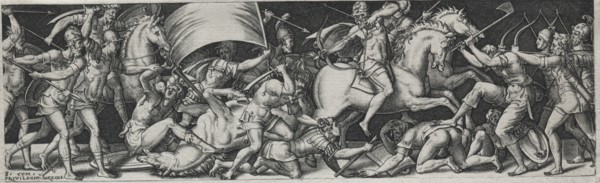 Combats and Triumphs, probably 1560s. Creator: Etienne Delaune (French, 1518/19-c. 1583).