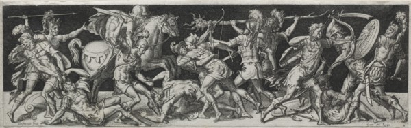 Combats and Triumphs, probably 1560s. Creator: Etienne Delaune (French, 1518/19-c. 1583).