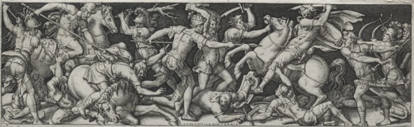 Combats and Triumphs, probably 1560s. Creator: Etienne Delaune (French, 1518/19-c. 1583).