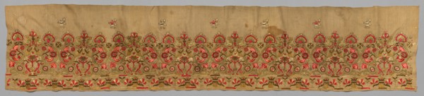 Complete Skirt Border, 1700s. Creator: Unknown.