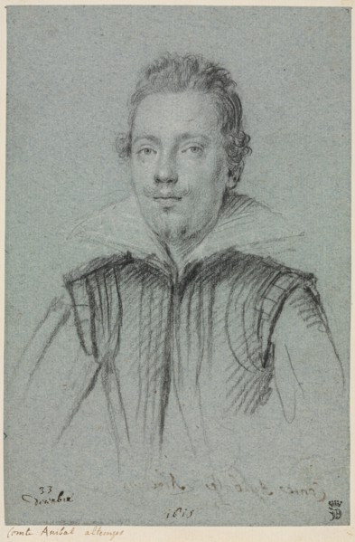 Comte Anibal Altemps, 1615. Creator: Ottavio Mario Leoni (Italian, 1578-1630).