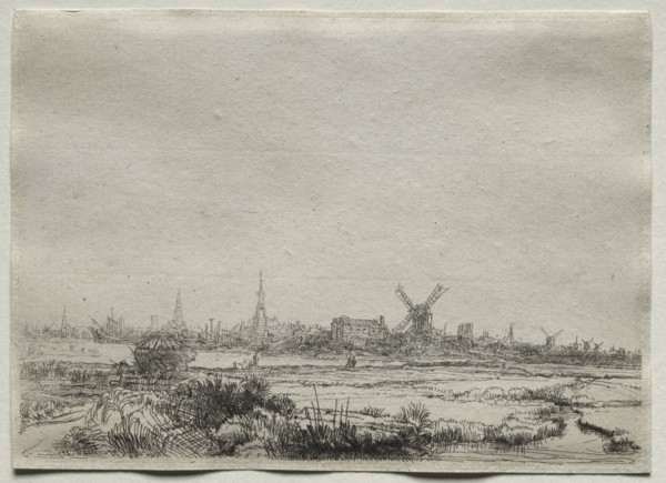 Copy of View of Amsterdam from the North West, 1700s. Creator: Unknown.