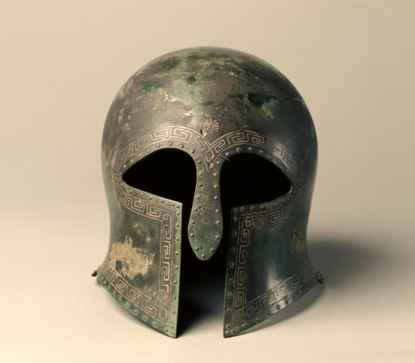 Corinthian Helmet, 500-475 BC. Creator: Unknown.