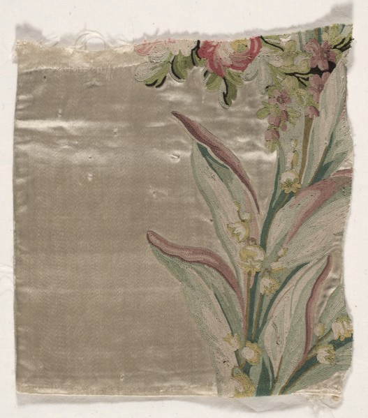 Coverlet Fragment, c. 1760-1770. Creator: Philippe de Lasalle (French, 1723-1805).