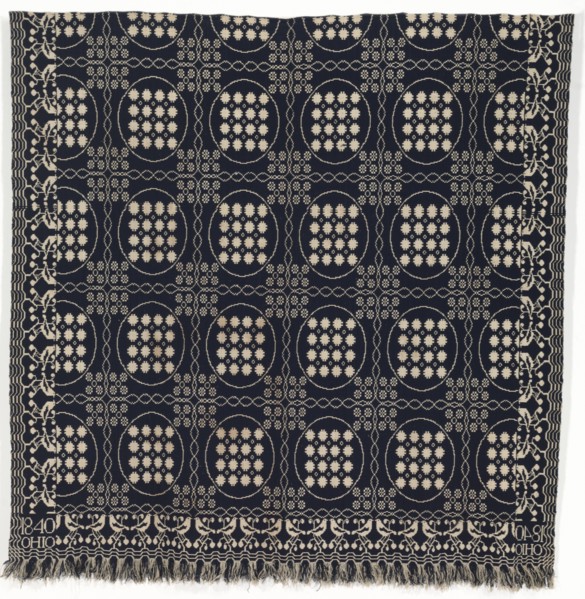 Coverlet, 1840. Creator: Unknown.