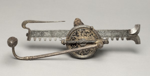 Cranequin with Arms of Elector Augustus I of Saxony, c. 1553-1573. Creator: Unknown.