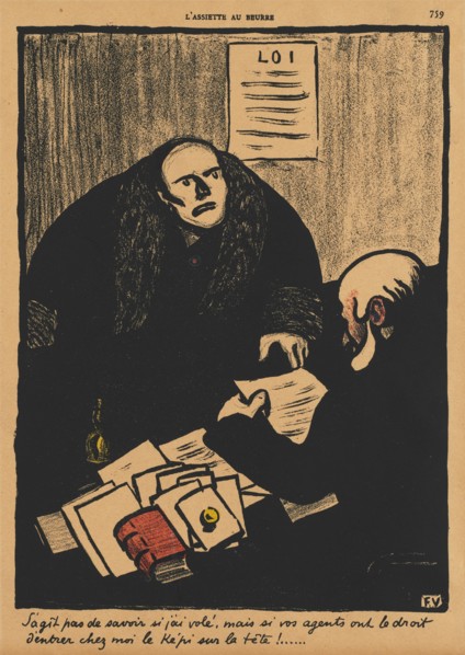 Crimes and Punishments II, 759: The question is, not whether... , 1873. Creator: Félix Vallotton (French, 1865-1925).