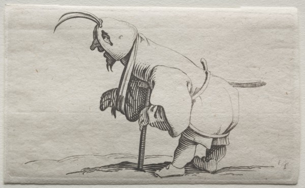 Cripple with a Hood. Creator: Jacques Callot (French, 1592-1635).