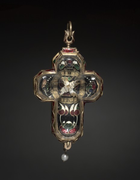Cross-Shaped Clock, c. 1580-1600. Creator: P. Herbier (French).