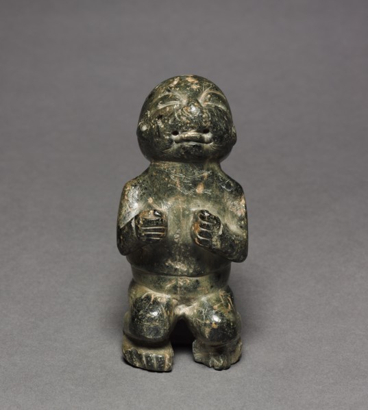 Crouching Figure, 900-300 BC. Creator: Unknown.