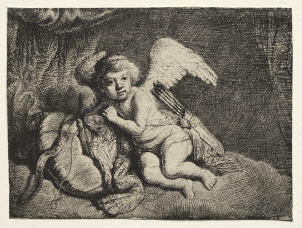 Cupid Resting, 1600s. Creator: Unknown.