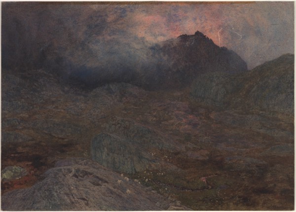 Cwm Trifaen, c. 1857. Creator: Alfred William Hunt (British, 1830-1896).