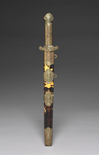 Dagger and Scabbard, 1800s. Creator: Unknown.