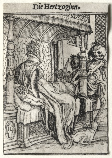Dance of Death: The Duchess. Creator: Hans Holbein (German, 1497/98-1543).