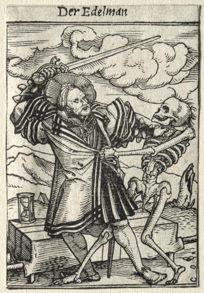 Dance of Death: The Nobleman. Creator: Hans Holbein (German, 1497/98-1543).