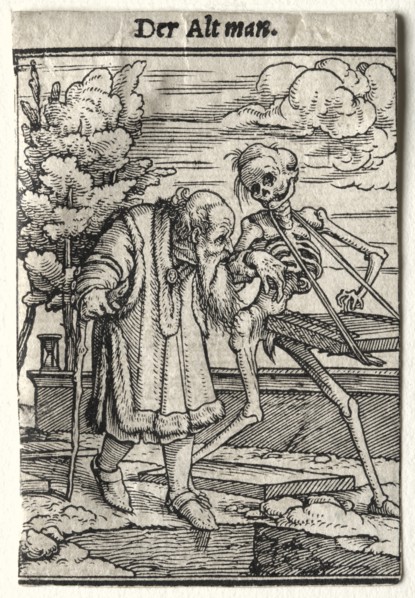 Dance of Death: The Old Man. Creator: Hans Holbein (German, 1497/98-1543).
