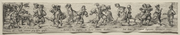 Dance of Peasants. Creator: Theodor de Bry (Flemish, 1528-1598).