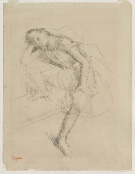 Dancer at Rest, c. 1895. Creator: Edgar Degas (French, 1834-1917).