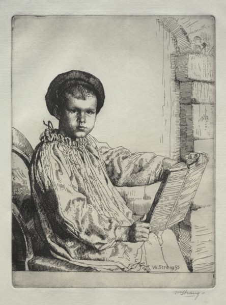 David R. Strang, 1895. Creator: William Strang (British, 1859-1921).