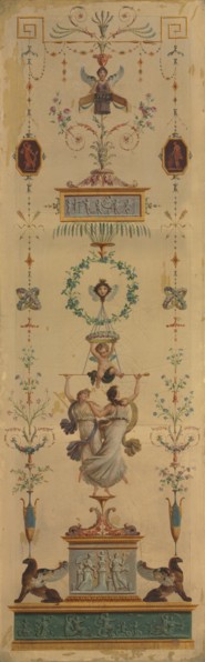 Decorative Panel, 1790s. Creator: Pierre Rousseau (French, 1751-1829).