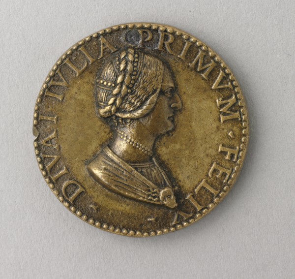Diva Julia (obverse), c. 1490. Creator: Antico (Italian, c. 1460-1528).