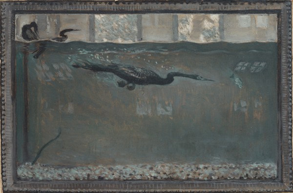 Diving Cormorant, 1900. Creator: Otto H. Bacher (American, 1856-1909).