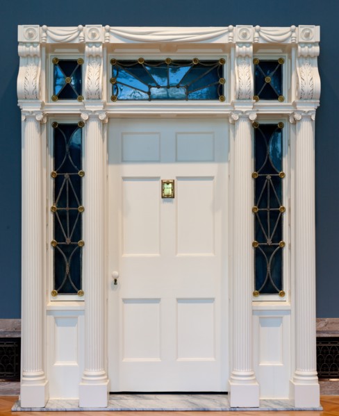 Doorway from the Isaac Gillet House, Painesville, Ohio, 1821. Creator: Jonathan Goldsmith (American, 1783-1847); Lewis Firm (American), and.