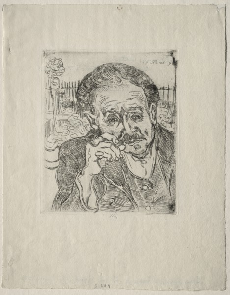 Dr. Gachet, 1890. Creator: Vincent van Gogh (Dutch, 1853-1890).